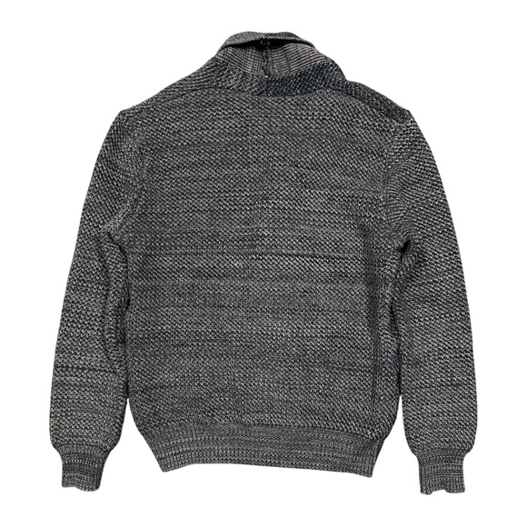 Stephan Schneider Heavyweight Knit Cotton Gray Shawl Cardigan Sweater Mens 4 S - Picture 2 of 6